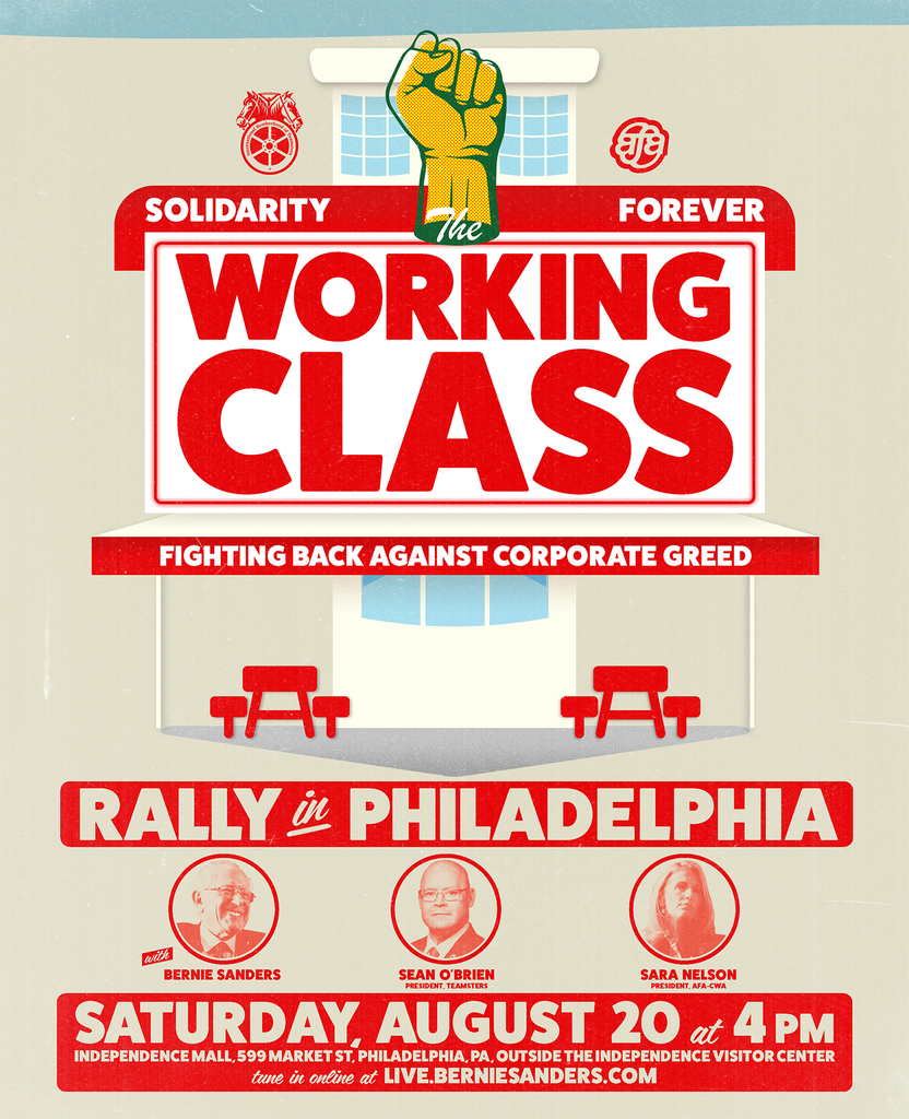 Philadelphia Rally Poster – Team Fund